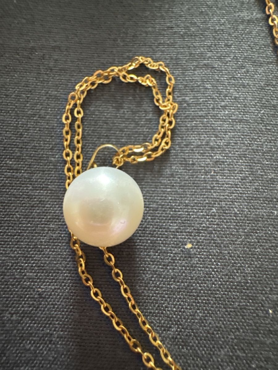 Ketten: ✨ Elegante Perlen-Halskette – 18K vergoldet (S925) – perfekt – Neu (gemäss Beschreibung) aus St. Gallen von StyleAndMore23