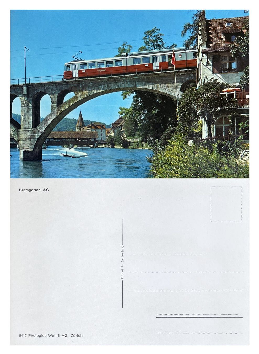 Cartoline postali: Bremgarten AG Reusstal Bahn BD BDWM BDe 8/8 – Nuovo (secondo la descrizione) da Bern venduto da AWiBe