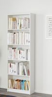 IKEA Bookcase, White, 5 Shelves, Used Condition