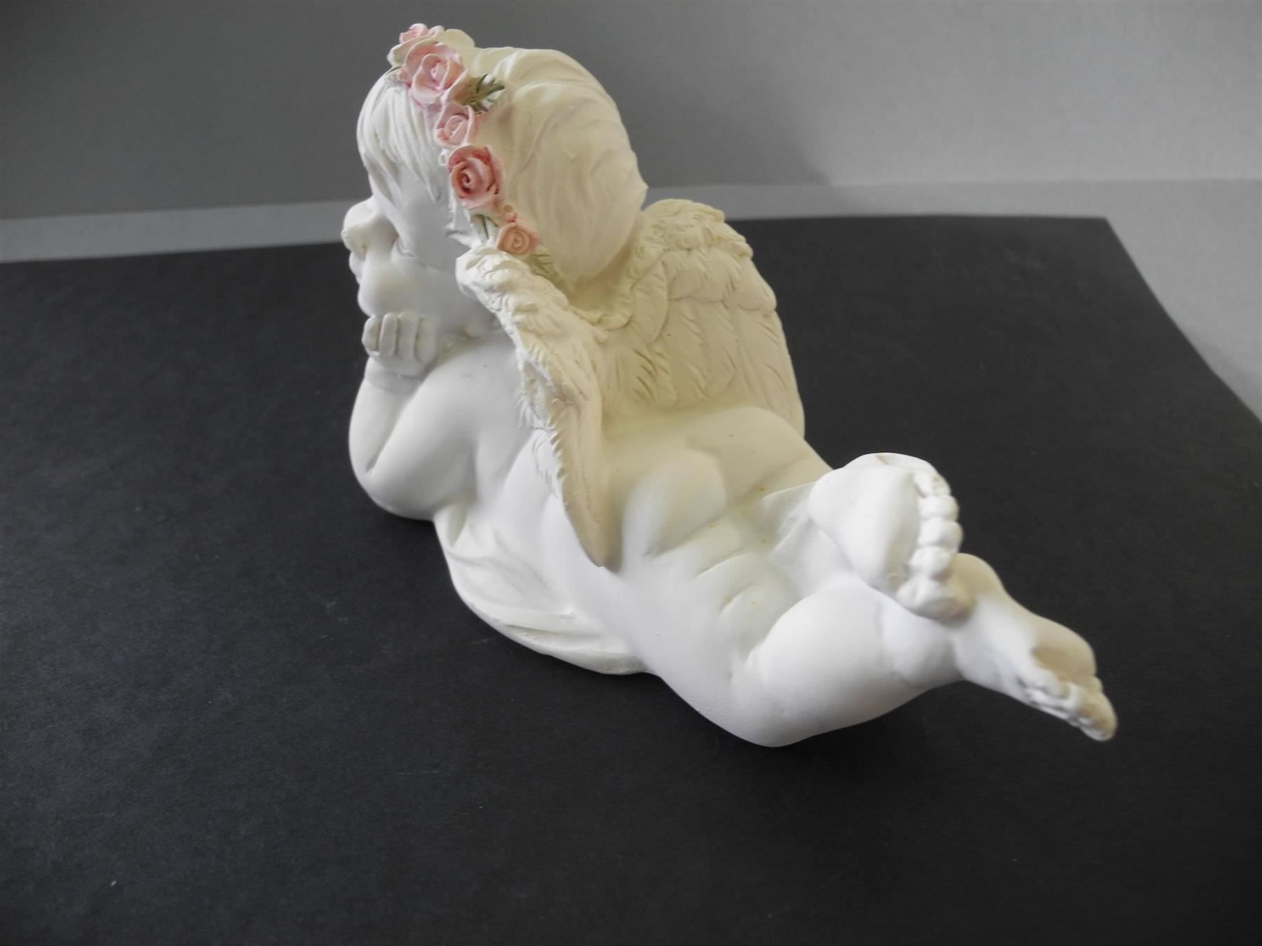 Statuette: Engel liegend mit Rosenkranz, Nr. d39 – Nuovo e nell'imballaggio originale da Kottwil venduto da Crazyrolf 2