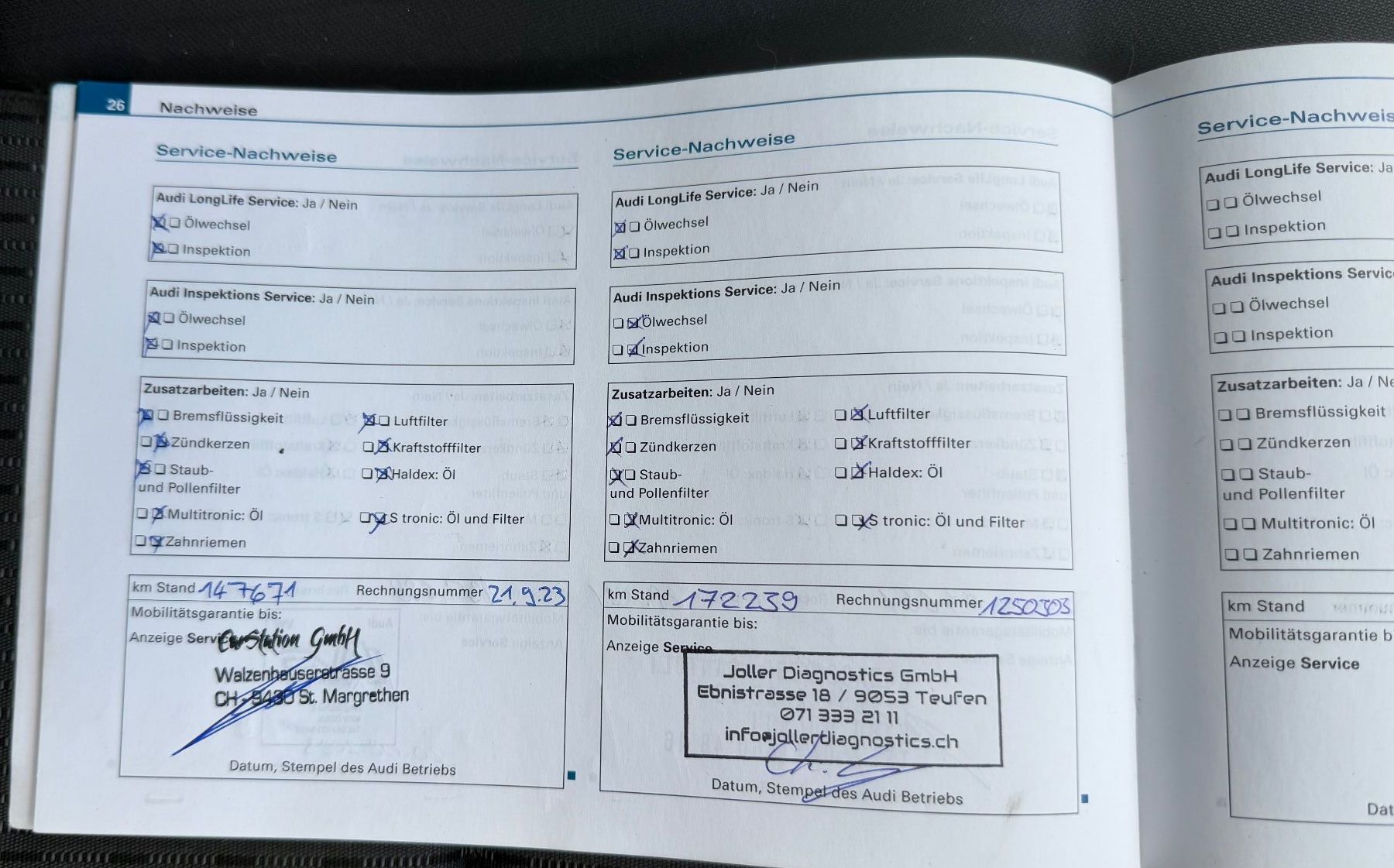 Audi Automobili: Audi A3 2.0 Automat (TBO) – Usato da St. Gallen venduto da CityAuktion 7