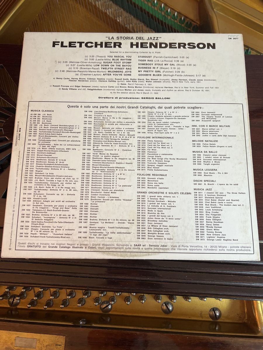 Dischi in vinile: LP Fletcher Henderson – Usato da Soazza venduto da RM-77 1