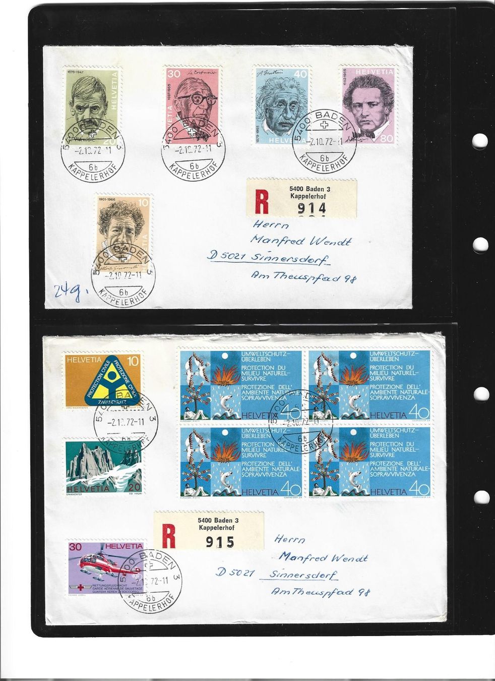 Tutti i francobolli: 10 lettres 10 Buchstaben – Usato da Delemont venduto da toutdubon11 3