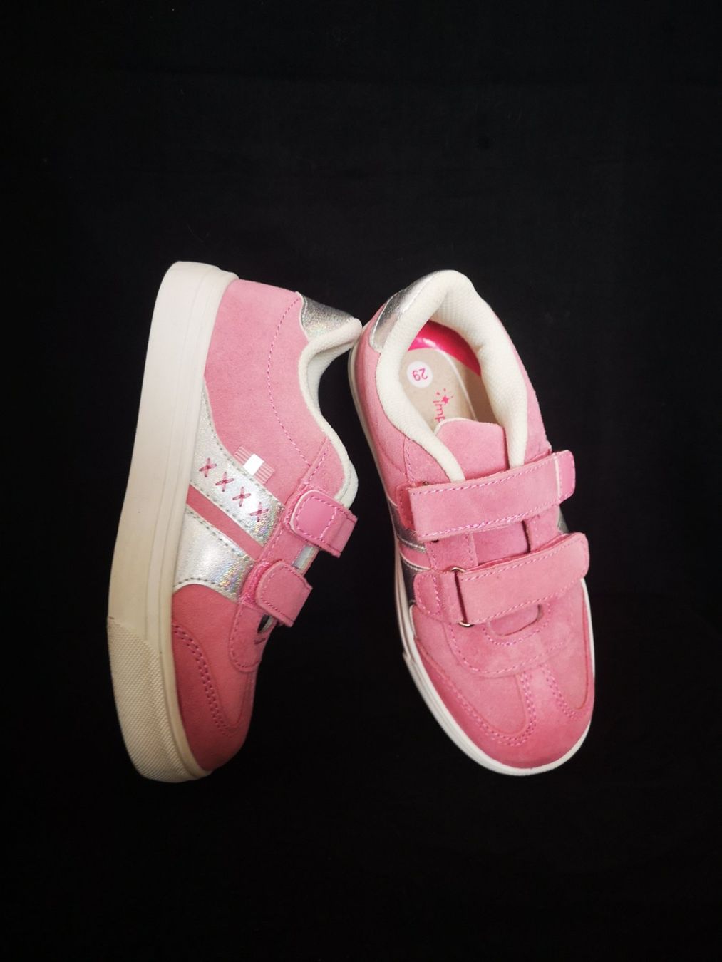 Scarpe per ragazze: Kinder Sneaker Klettverschluß Grösse 29 "Impidimpi" – Nuovo (secondo la descrizione) da Bettingen venduto da hamau2012