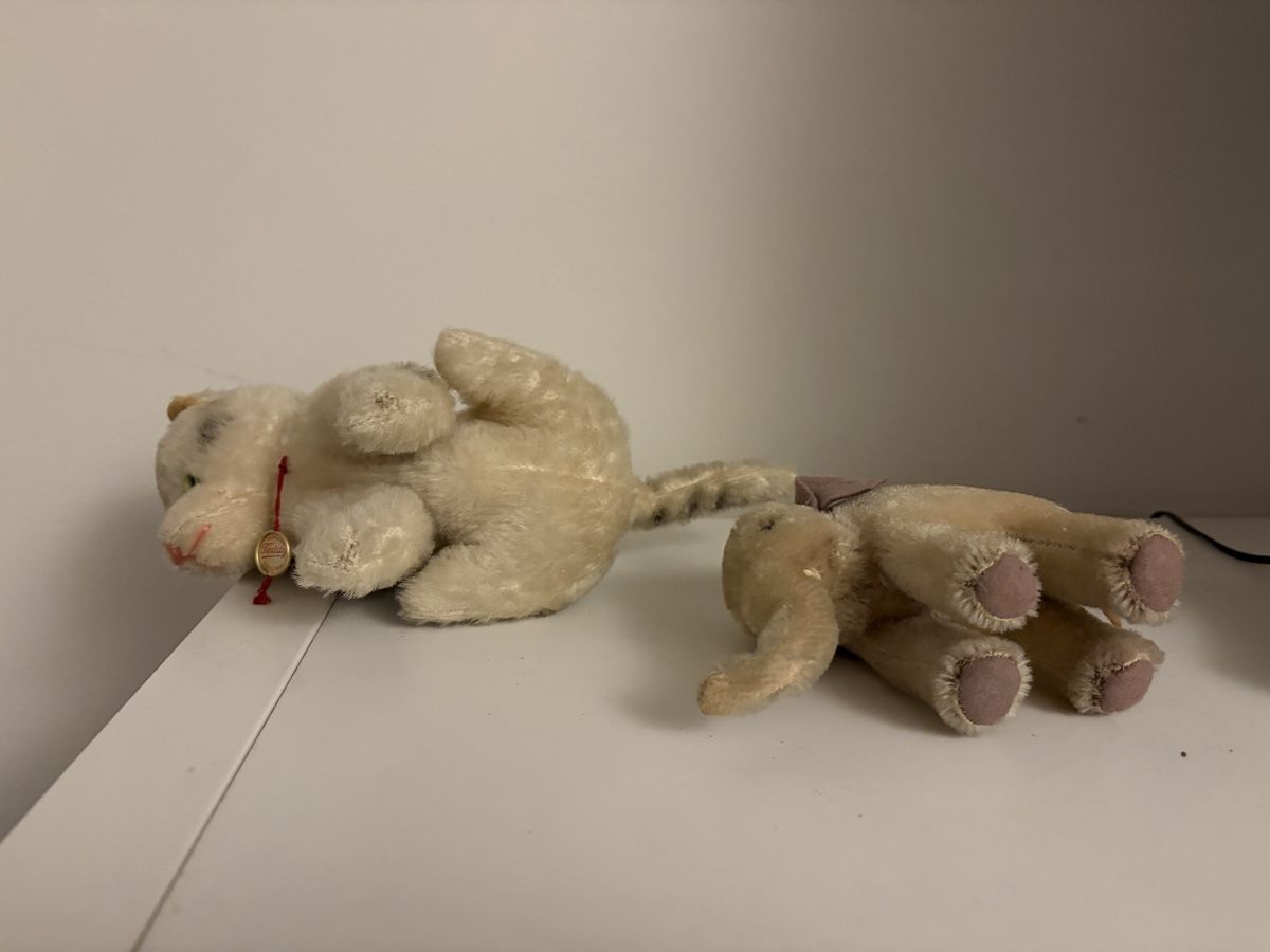 Steiff Giocattoli: Elefant von Steiff , Katze von Hermann  – Usato da Hochfelden venduto da larson27 4