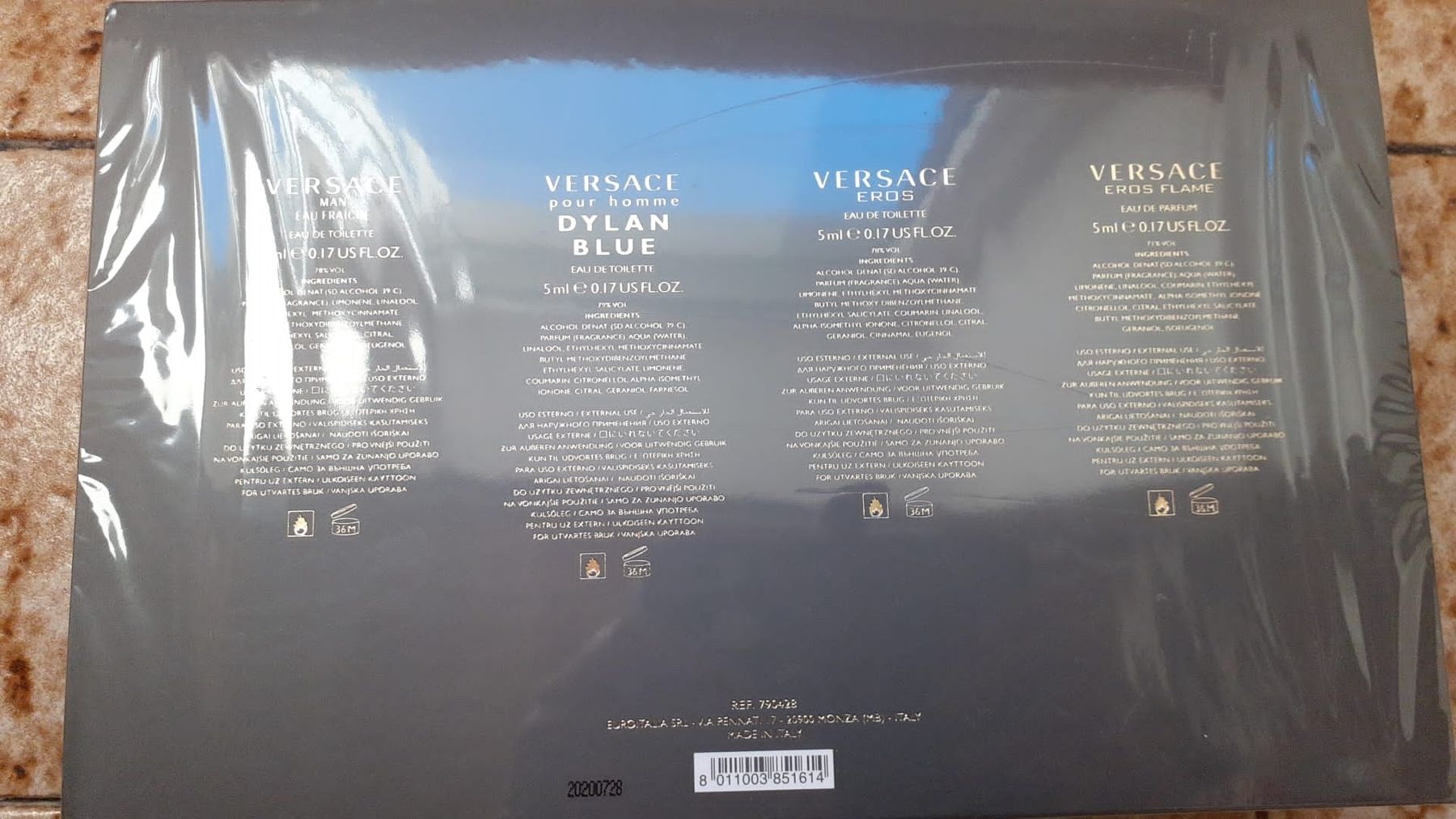 Versace Parfum & Eau de Toilette: Set Profumi Versace Uomo 4x5ml - Nuovo – Neu und originalverpackt aus Arogno von alan_service 1