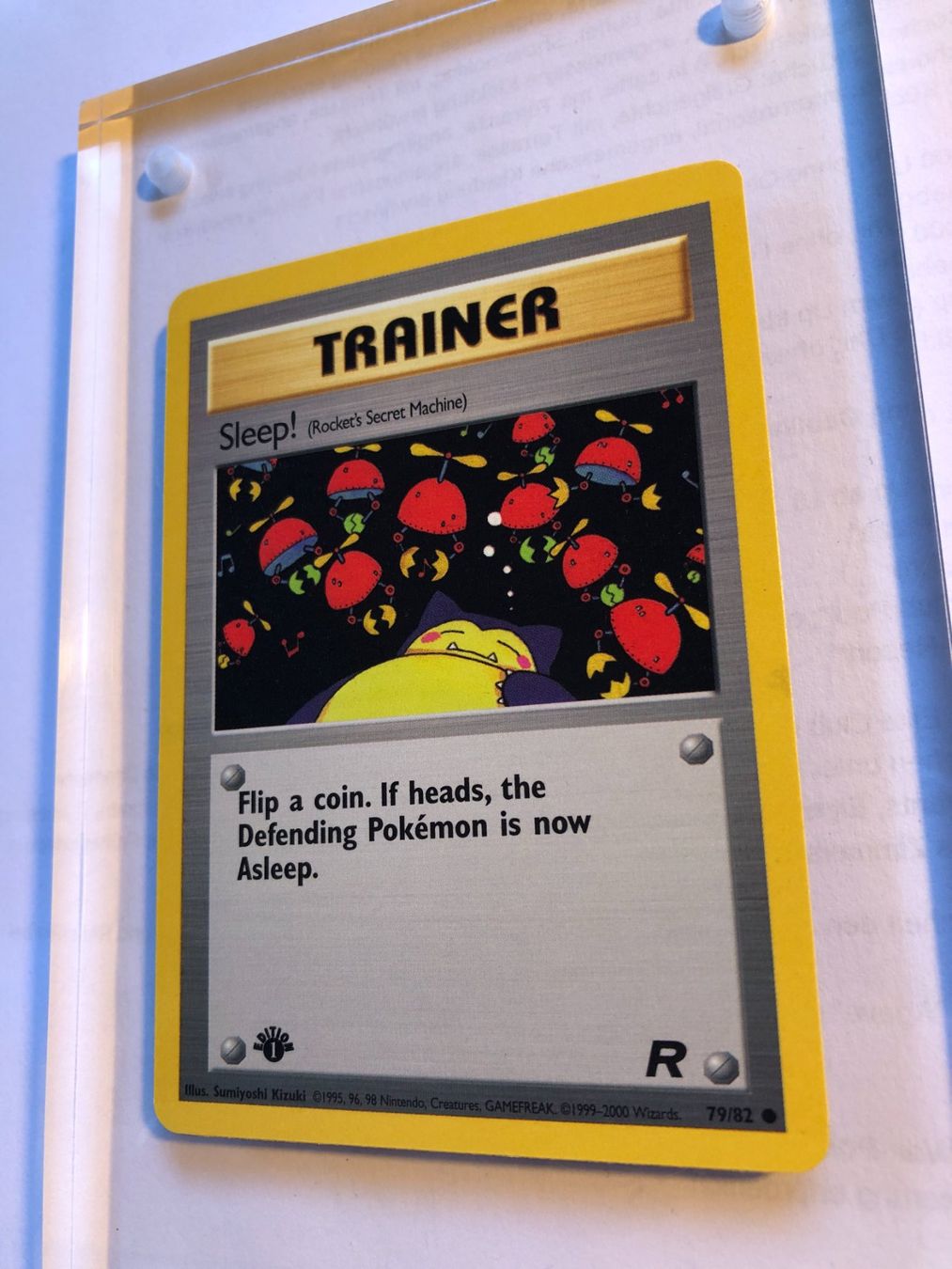 Sammelbilder & Trading cards: Sleep! 1st Team Rocket - MINT - ab 1.- – Gebraucht aus Giubiasco von dan_pr8b 2