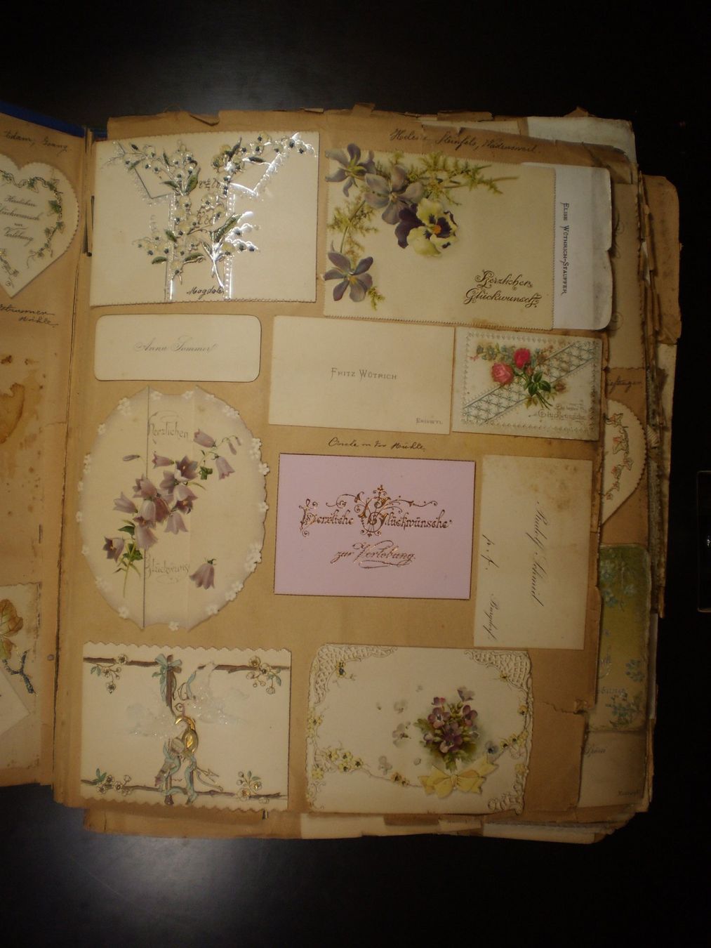 Album: Album mit Glückwunschkarten-Sammlung – Usato da Lenzburg venduto da strebeck 2