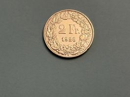 2 Fr. 1928 Sammlerstück