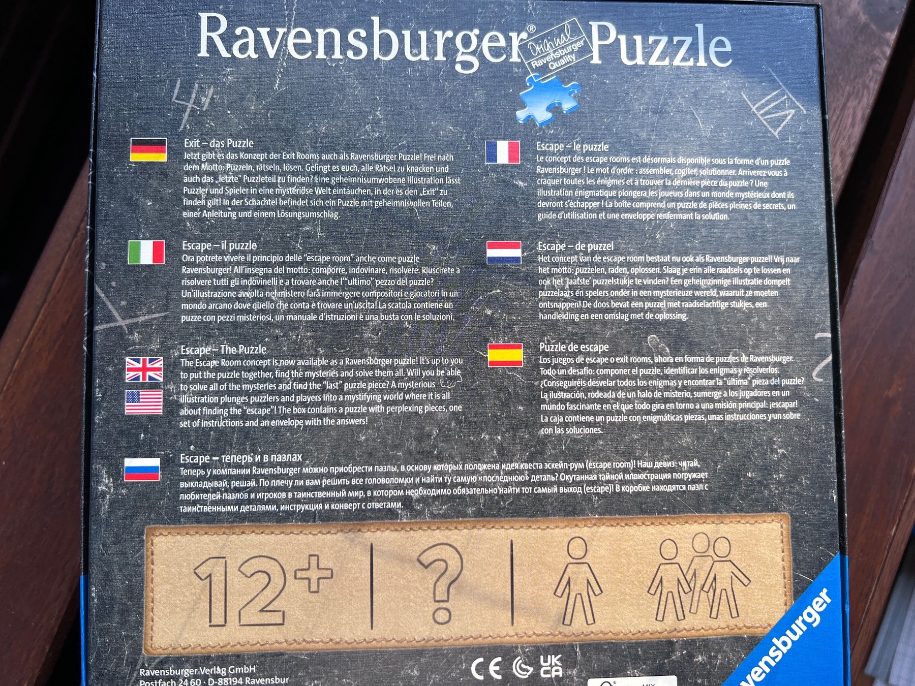 Ravensburger Puzzle: Escape puzzle "Laboratoire" – Nuovo (secondo la descrizione) da Bernex venduto da isa_c5fr 1