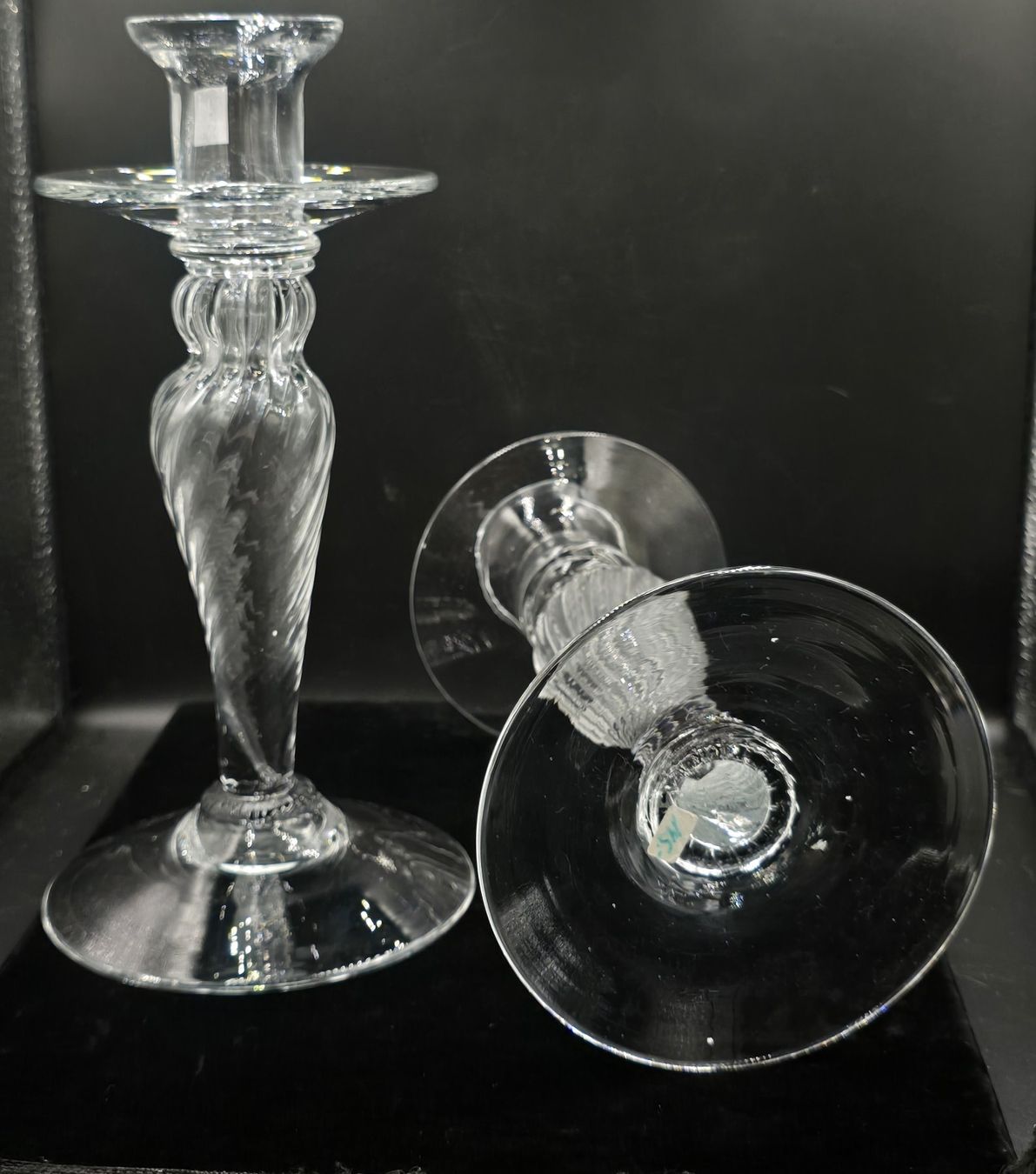 Portacandele: 2 Glas Kerzenständer Tischmodell – Usato da Rorschacherberg venduto da snOOpydOg11 5