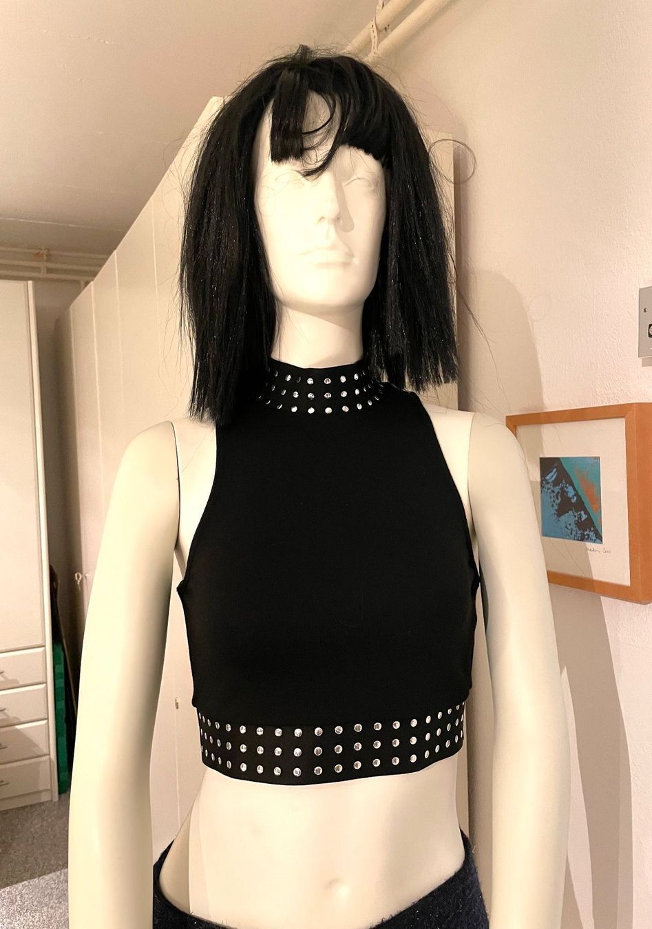 Camicette, T-shirt & Top: Mini haut top noir 34 – Nuovo (secondo la descrizione) da Genève venduto da flocon06 1