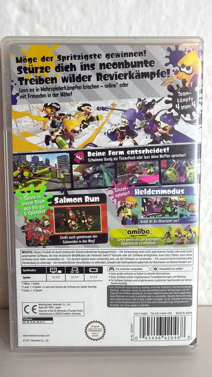 Nintendo Spiele: Nintendo Switch Game: Splatoon 2 - Excellent Condition! – Gebraucht aus Ehrendingen von bubulence 1