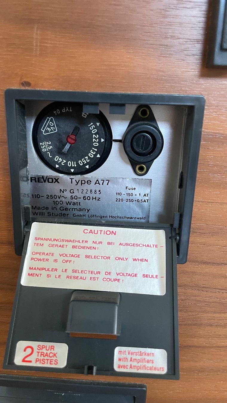 Revox Apparecchi a nastro: Revox Tonbandgerät A77 – Usato da Bremgarten AG venduto da Schussi 3