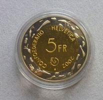 Schweiz ++ Probe 5.- Franken 2002 Escalade