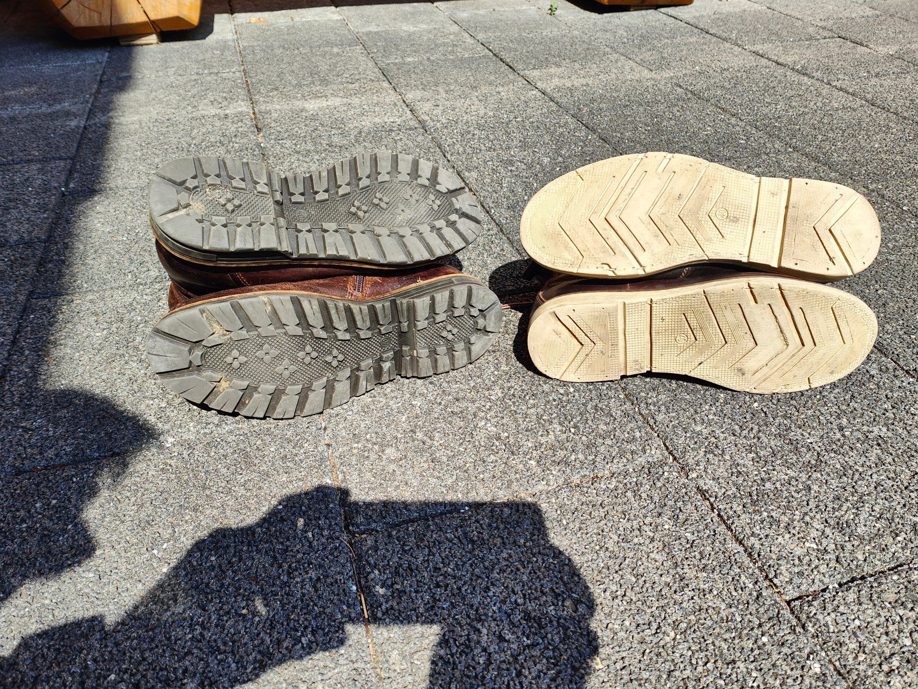 Herrenschuhe: 2 Herbstschuhe Leder Warren&Parker Gr. 40 – Gebraucht aus Mels von velo-city 3