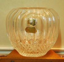 Vintage Faktiris Bleikristall Vase - Handgeschliffen
