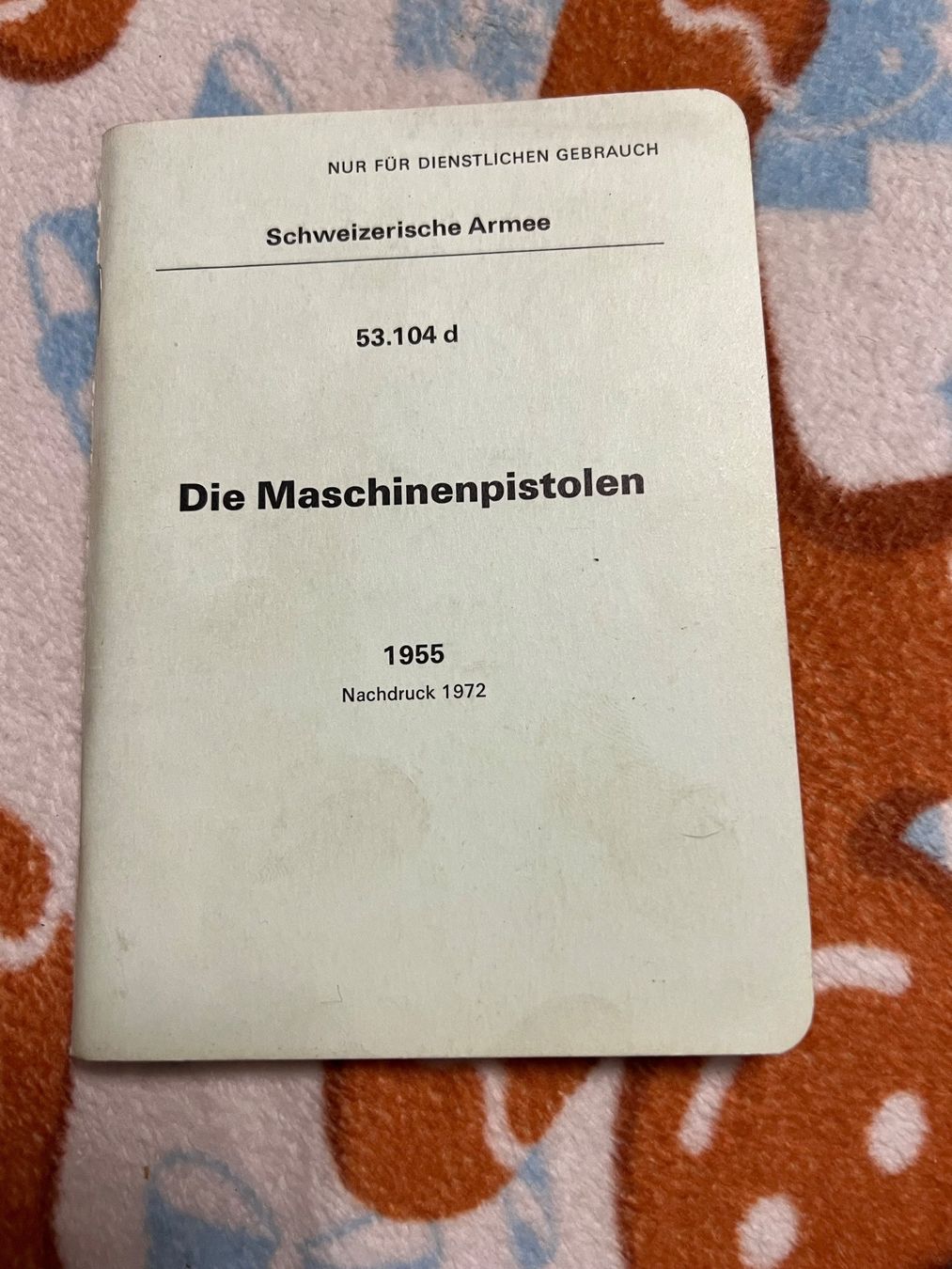 Libri: Die Maschinenpistolen – Usato da monte carasso venduto da Chanel82