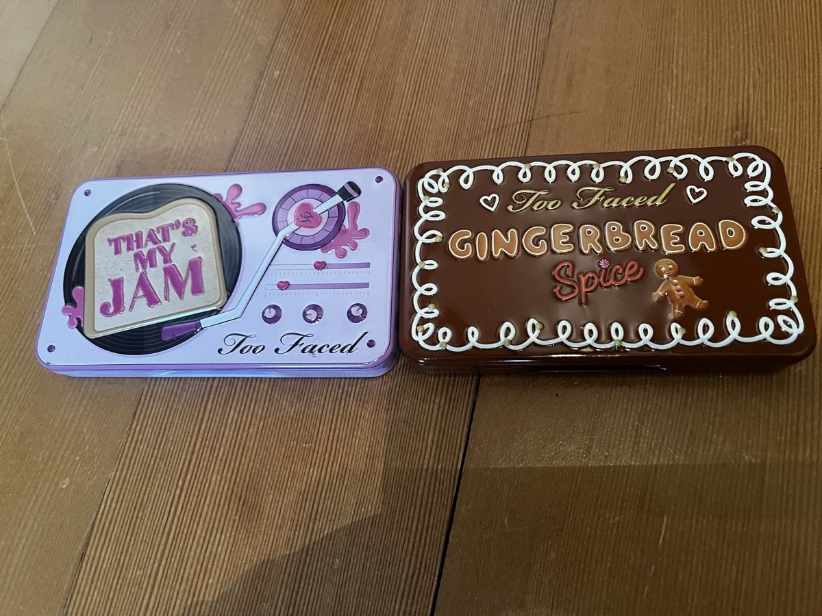 Make-up: Too Faced Eyeshadow Palettes Jam and Gingerbread Spice! – Usato da Aarau venduto da kailing12 2
