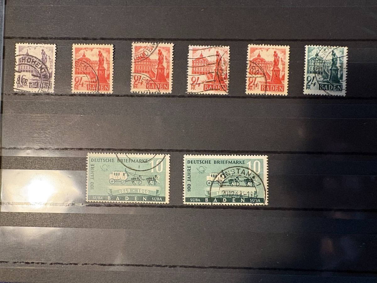 Tutti i francobolli: Deutsche Briefmarken ( Baden ) – Usato da Neunkirch venduto da dielocke72 2