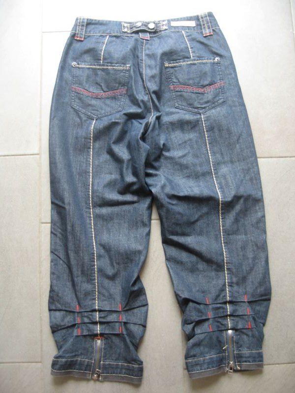 Pantaloni: Double Jeu beau pantacourt en taille 40CH! – Usato da Champlan venduto da baghera12 2