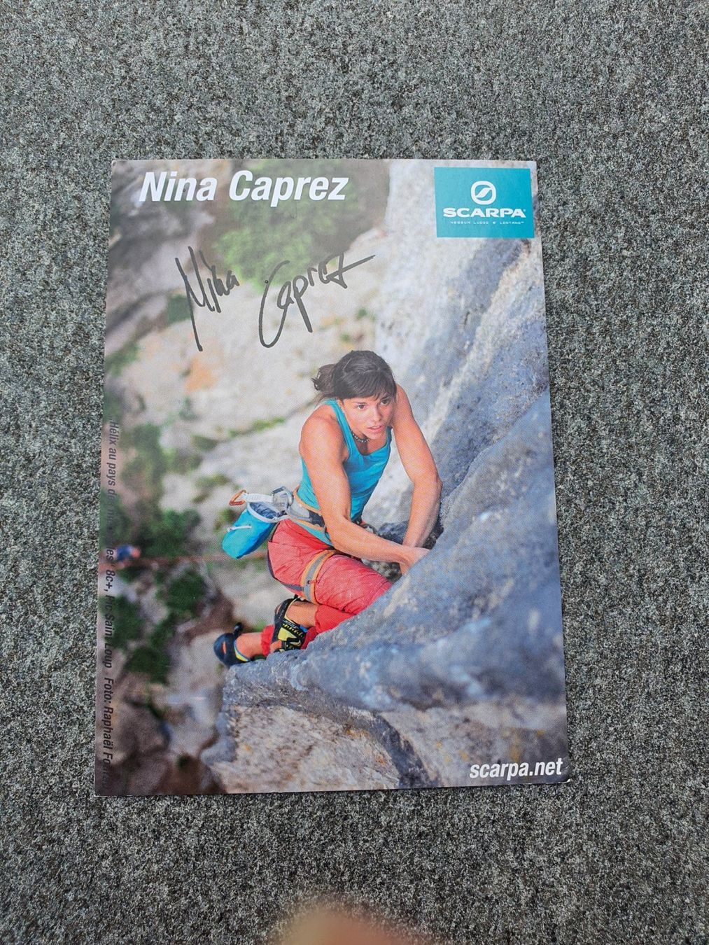 Autografi: Nina Caprez, handsigniert – Usato da Buchs ZH venduto da Fussballfredi