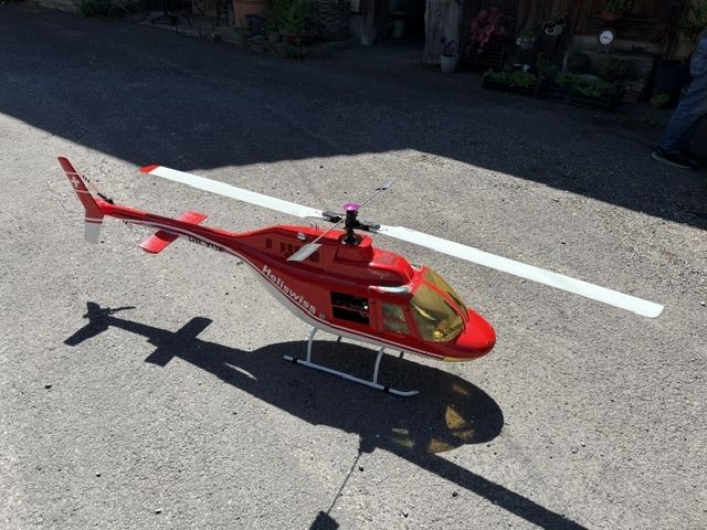 Vario Helicopter Modellismo RC: JET RANGER HELISWISS 1800mm – Usato da Sempach venduto da Wewa1 6