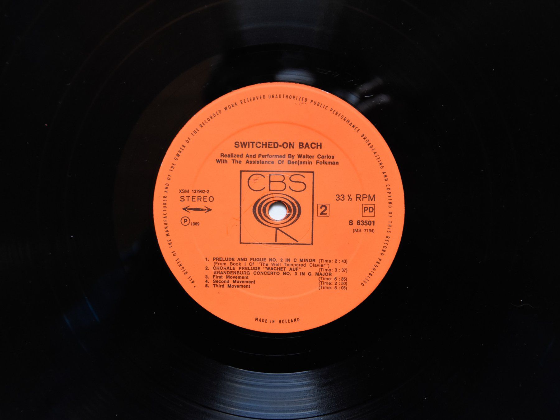 Schallplatten: Walter Carlos - Switched-On Bach – Gebraucht aus Belmont-sur-Yverdon von ag97 3