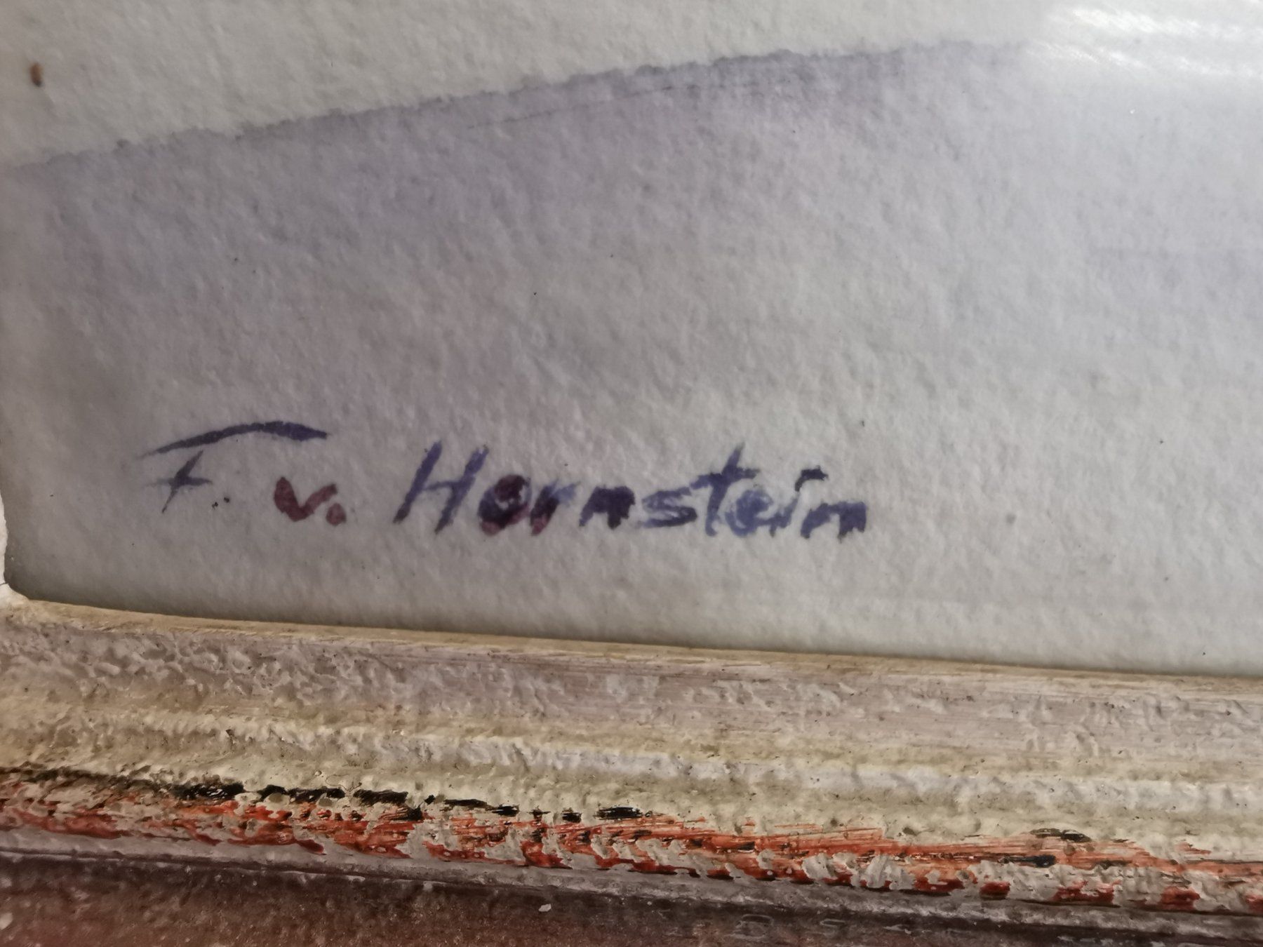 Dipinti: VUE DE GSTAAD AQUARELLE SIGNÉE HORNSTEIN – Usato da Genève venduto da Qanil77 4