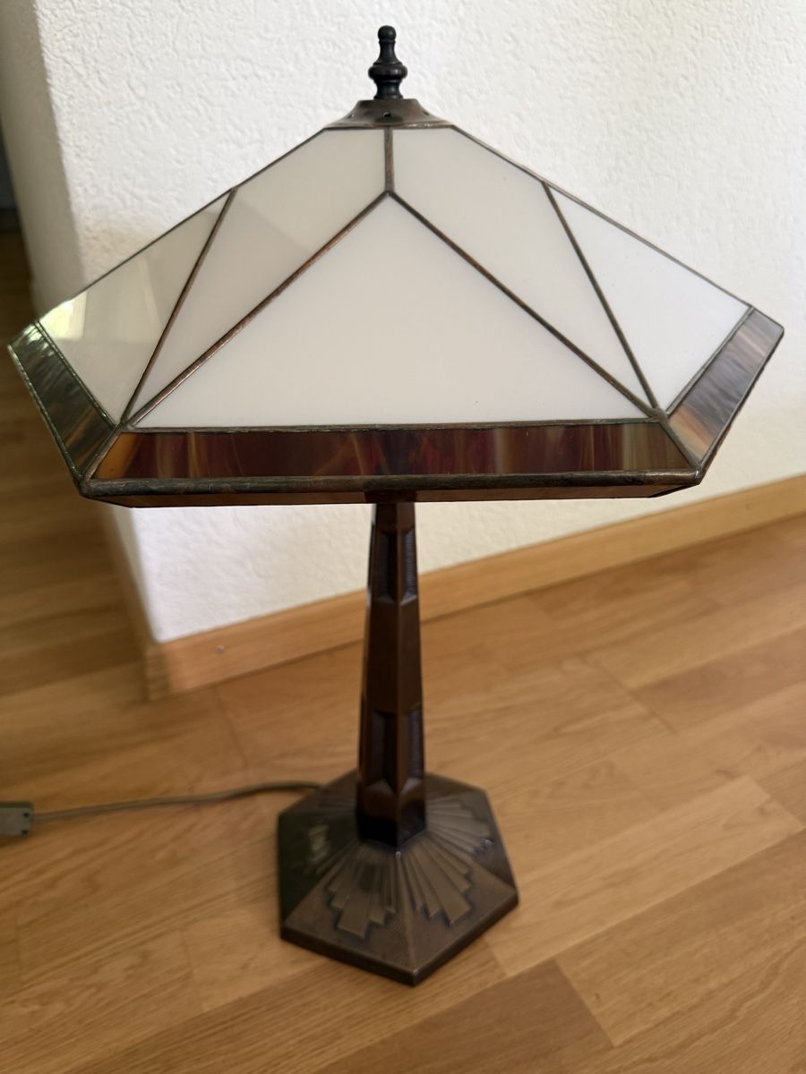 Tiffany & Co. Lampen: Lampe Tiffany handarbeit – Gebraucht aus Bern von Delamer 4