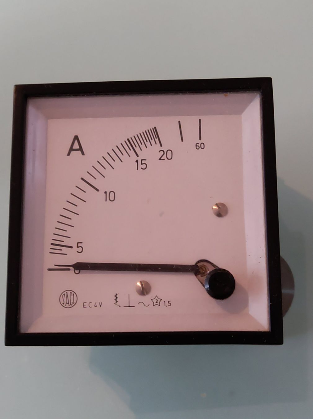 Misurare: AC-Analog-Amper-Voltmeter Wechselskala EC4V 0-20Amper – Nuovo e nell'imballaggio originale da Arnegg venduto da Arnrom
