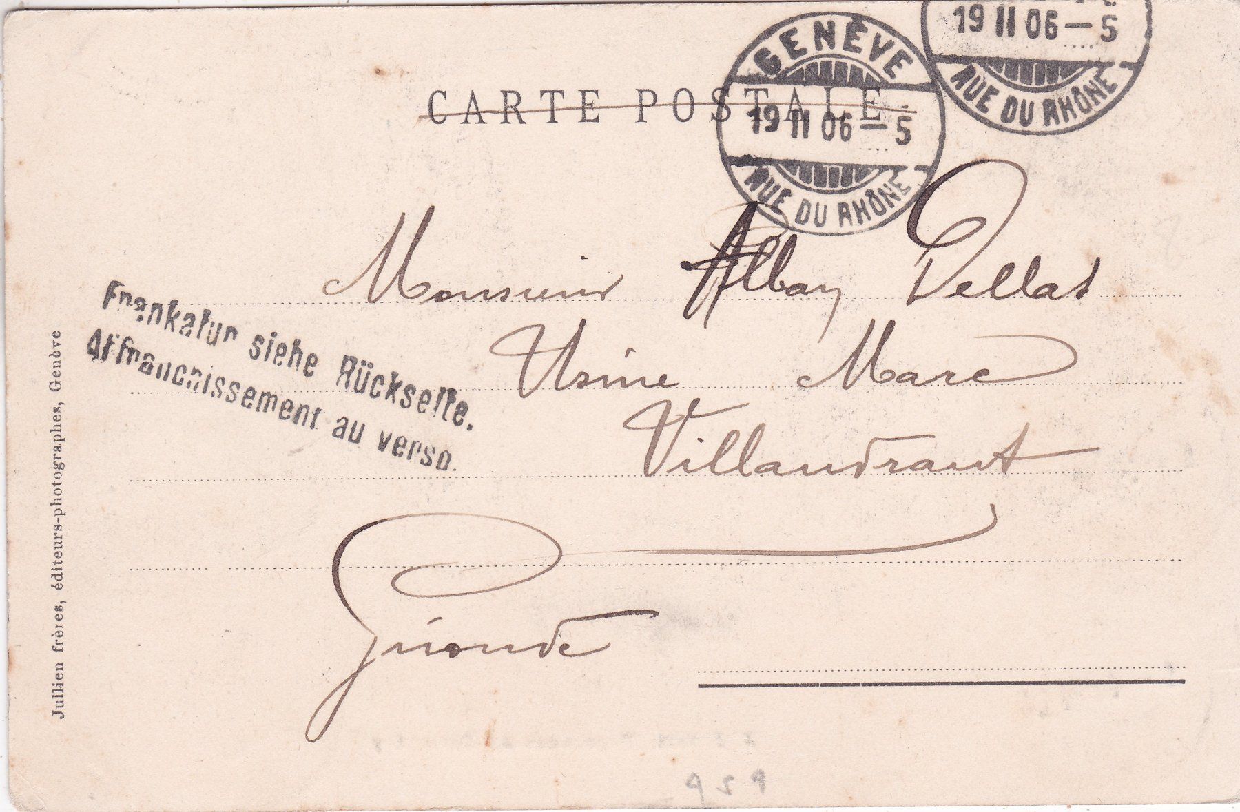 Cartes postales: Paysannes de Champéry 1906 – D'occasion à Herisau par Lisegrat2008 1