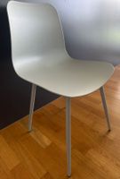 Stühle 6er Set Grau Smaia Kunststoff