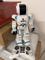 Spielzeug Roboter Robbie mit Fernbedienung weiss blau
