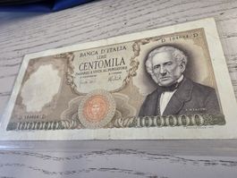 Italien 100000 Lire 1992 Alessandro Manzoni guter Zustand