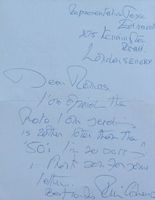 Renée Asherson (1915-2014) Schauspielerin - sign. Brief