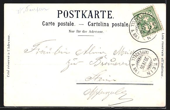 Cartes postales: Litho Trogen, Versammlung der Landsgemei – D'occasion à Berlin par bartko-reher 1