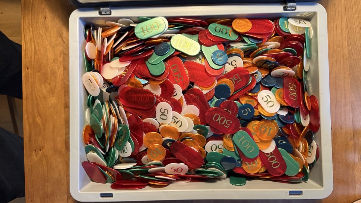 Giochi: Grosser Posten Jetons, Chips, Spiel Marken - Top! – Usato da Basel venduto da 7oclock 1