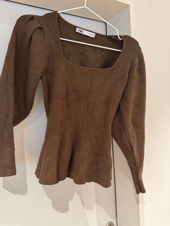Zara Pullover, Braun, Gr. S