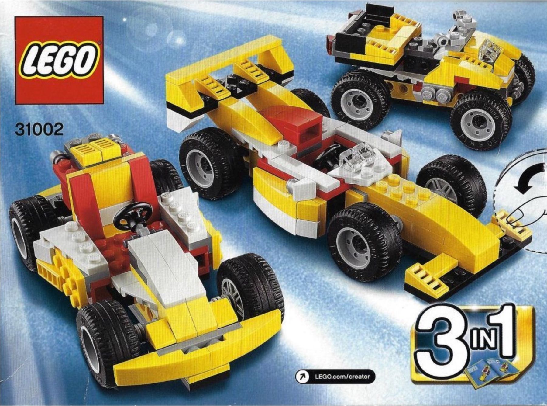 Lego Giocattoli: LEGO Creator 31002 - Rennwagen – Usato da Wagenhausen venduto da M.Sieg 2