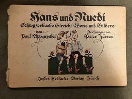 Hans und Ruedi - Schweizer Bilderbuch Klassiker Vintage 1925