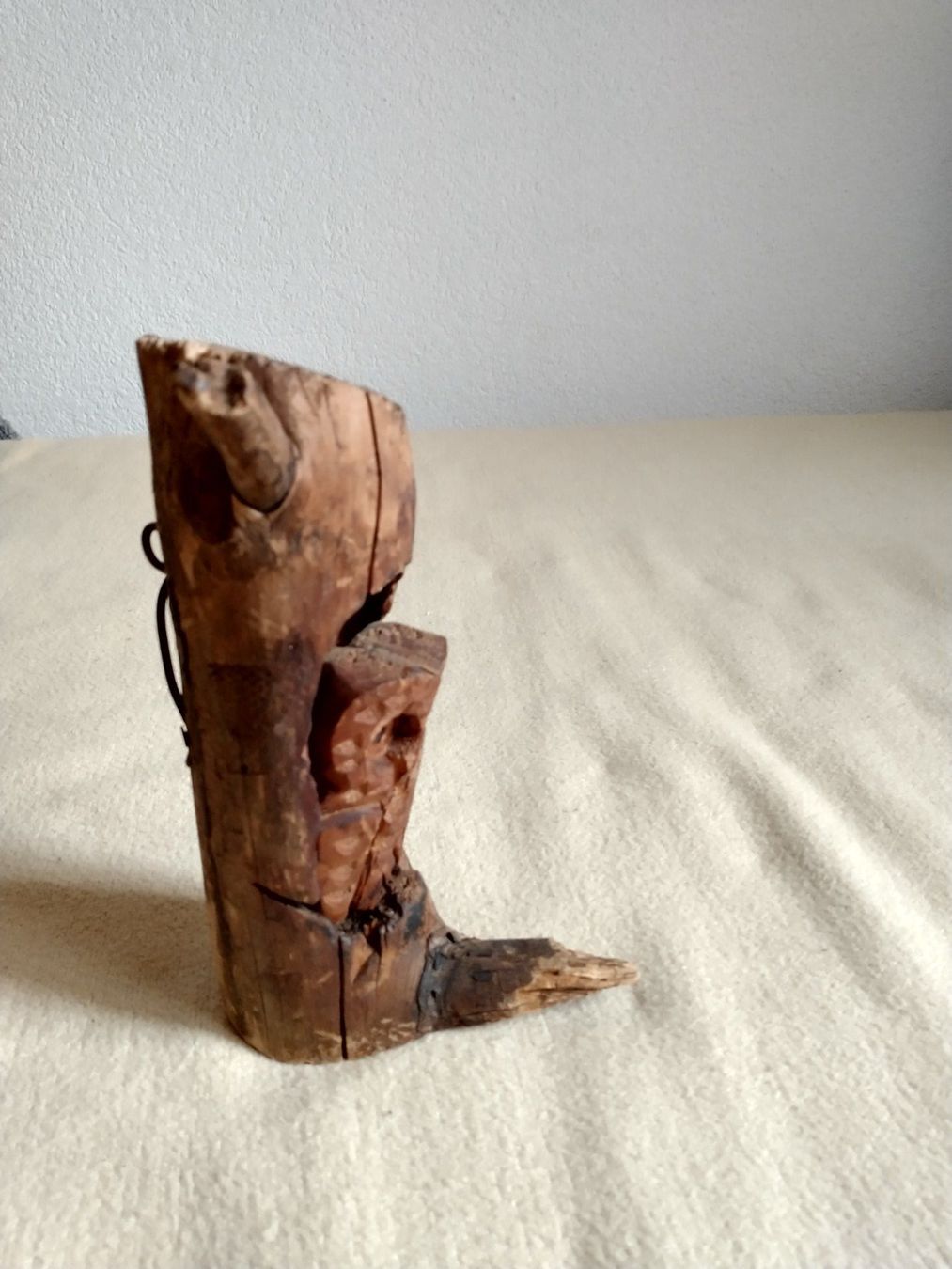 Sculture & Statue: Geschnitzte Eule aus Holz, Handarbeit,  vintage Top! – Usato da Löhningen venduto da Chimae67 6