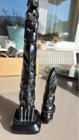 Dekorative Totempfähle aus Speckstein, 2 Stück, Top! (50)