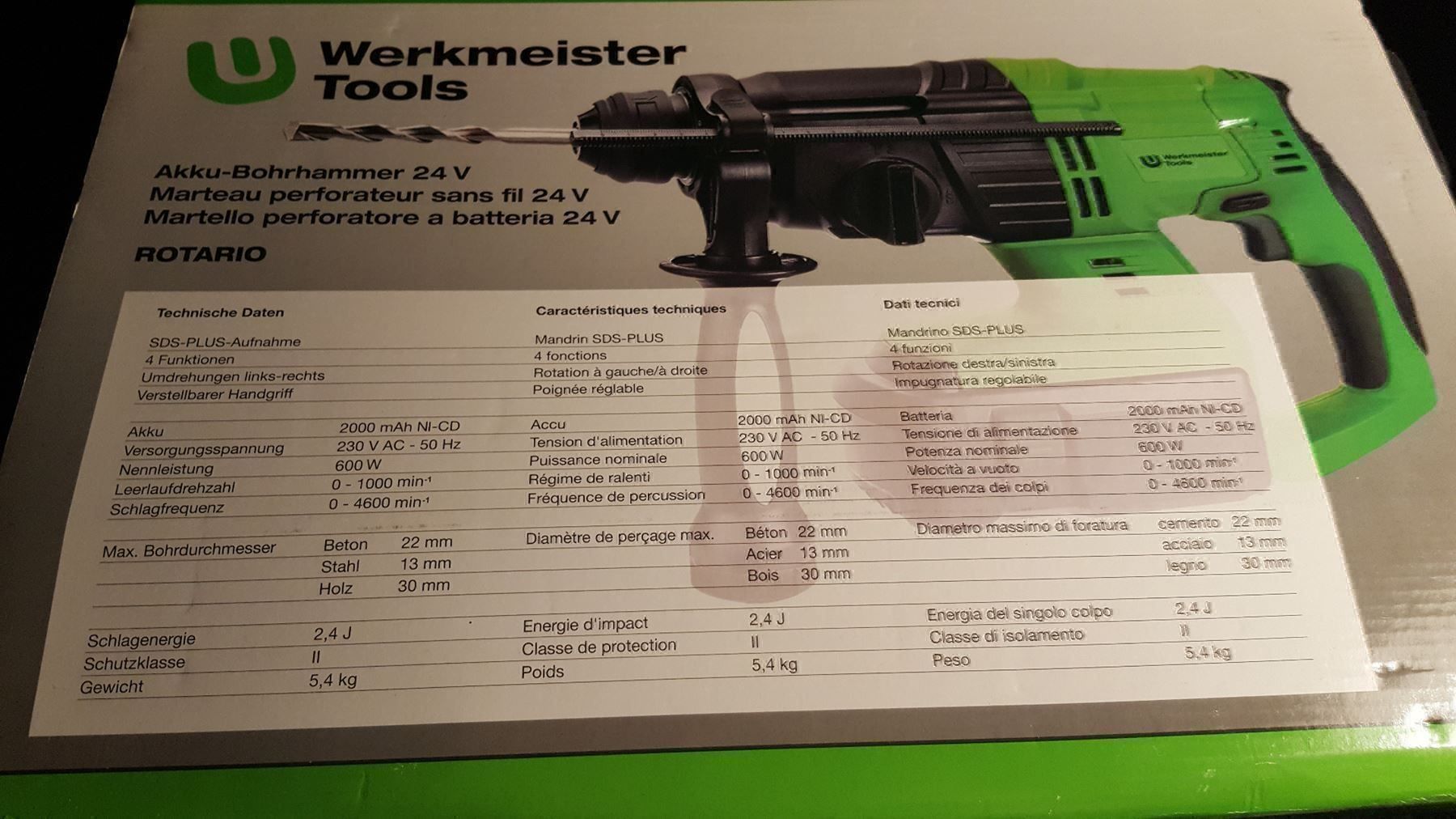 KS Tools Alle Werkzeuge: Akku Bohrhammet 24V – Neu und originalverpackt aus Erstfeld von Gina033 7