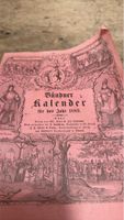 Antiker Bündner Kalender von 1889 - Ein Sammlerstück!