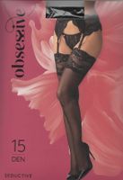 Obsessive Strümpfe schwarz Grösse L/XL (40-42)