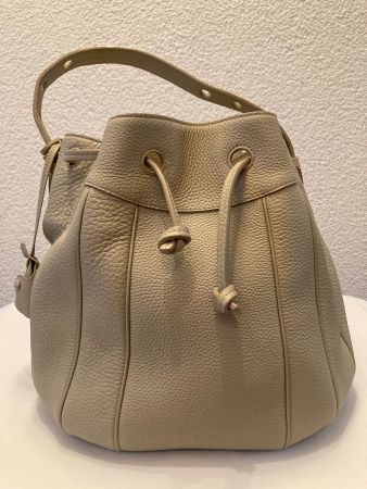 Edle Designer Beuteltasche von Myriam Schaefer, NEU, beige