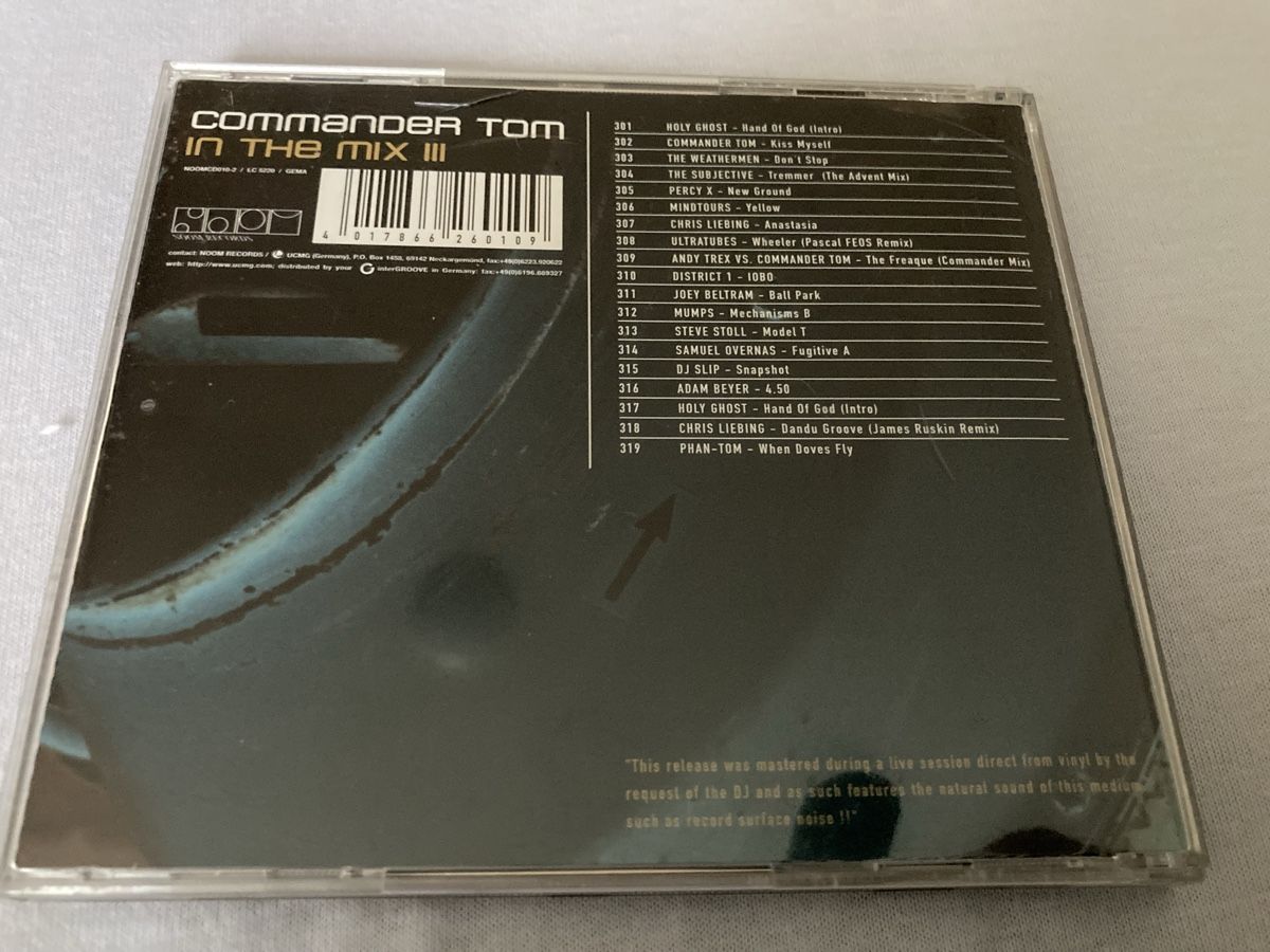 CDs: Commander Tom - In The Mix III (1998) – Gebraucht aus Winterthur von Eisenware 1