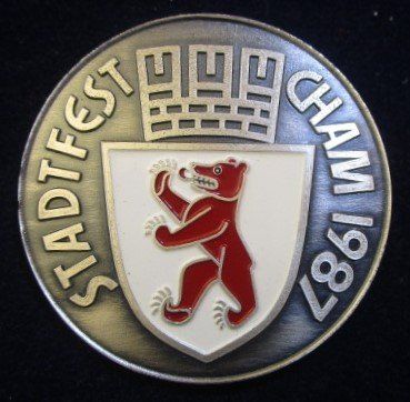 Medaglie: STADTFEST CHAM 1987 Medaille - Cham 1987 – Usato da Luzern venduto da Horoskop1