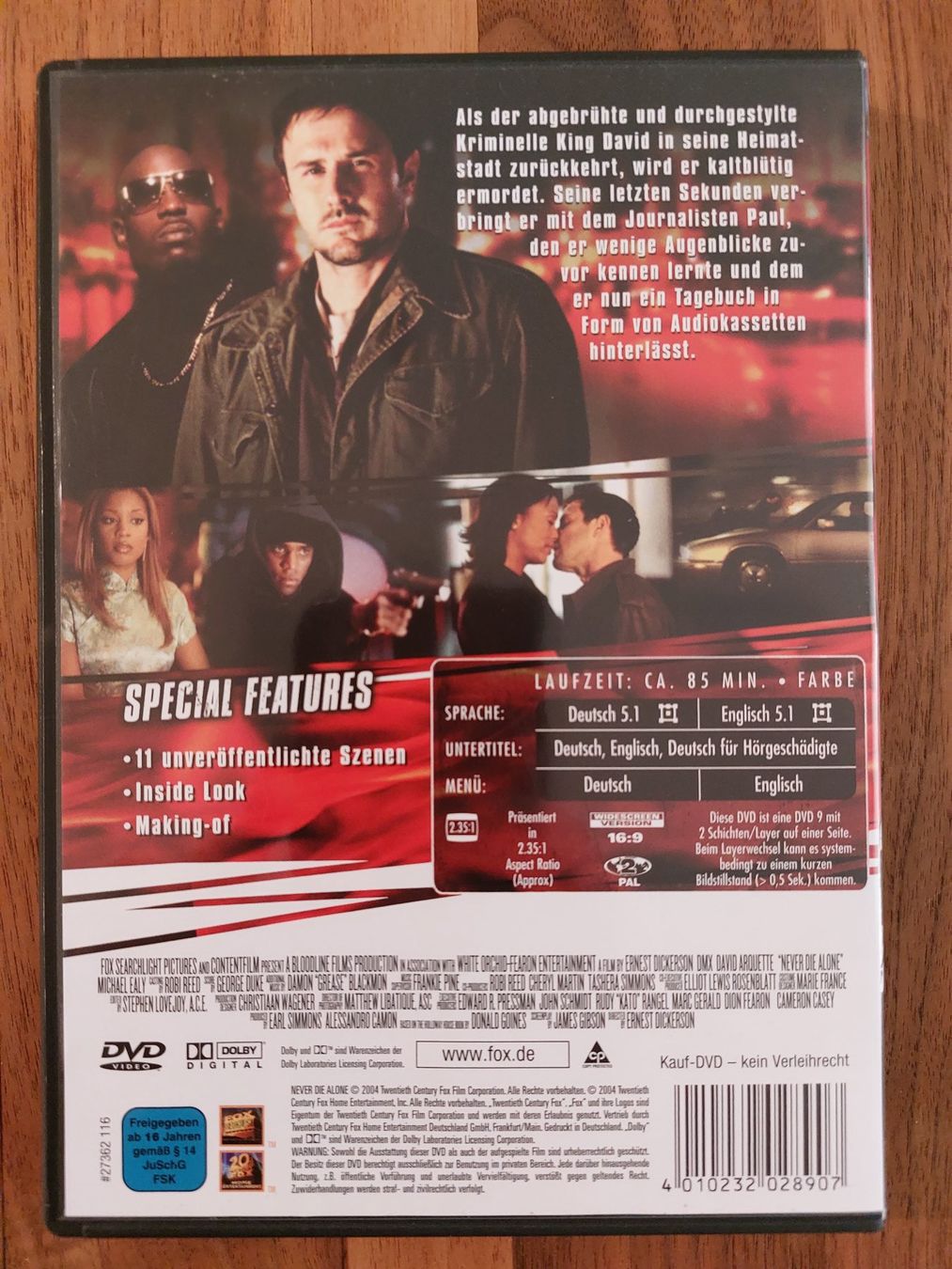 Tutti i DVDs: DVD - Never Die Alone – Usato da Rheinfelden venduto da FilmAuktion 1